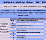 Астраханцам предлагают сдать оружие в обмен на деньги