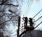 Центр Астрахани из-за аварии на сетях остался без света