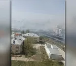 В Астрахани рядом с главной детской больницей бушует пожар 