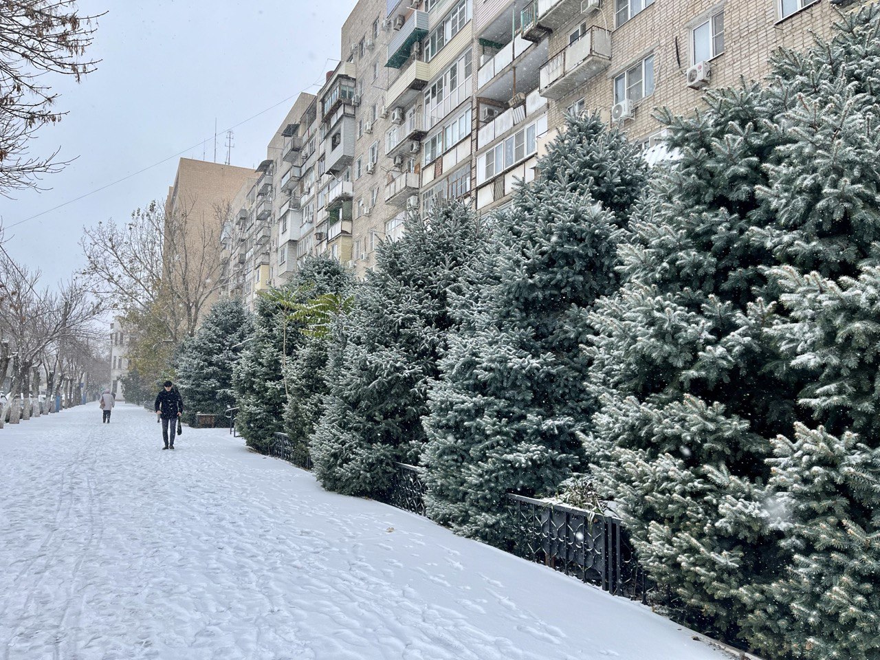 Снежные заносы обещают астраханцам в понедельник