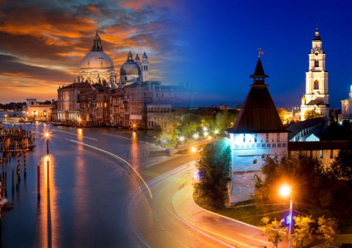 Не дельный обзор. Наконец-то Астрахань становится похожа на Венецию