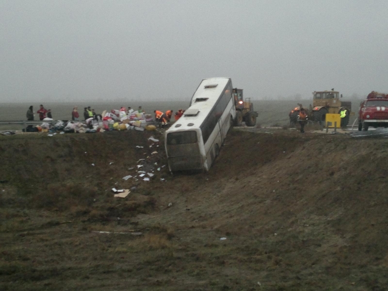 Все пострадавшие пассажиры автобуса Москва-Астрахань вернулись домой