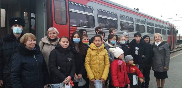 Профориентационная экскурсия для школьников состоялась на станции Астрахань-1 