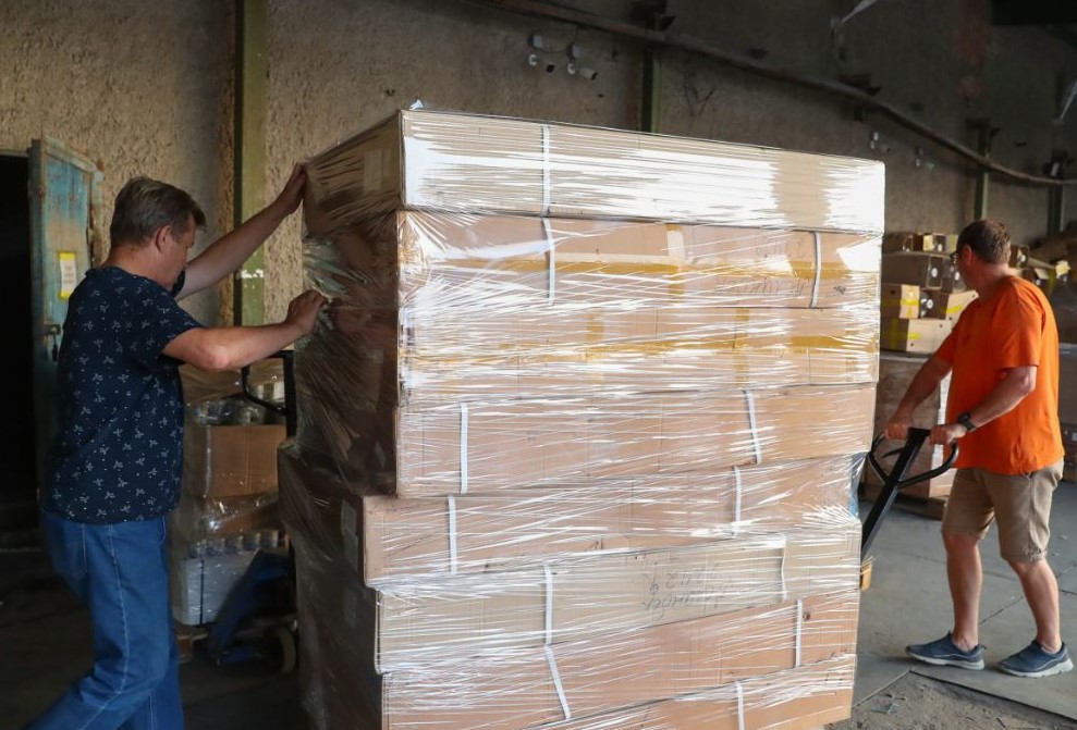 Астраханцы отправили 13 тонн гуманитарного груза в Кременской район ЛНР