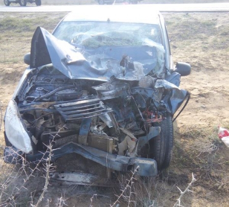 В ДТП на астраханской трассе пострадали первоклассник и его мать