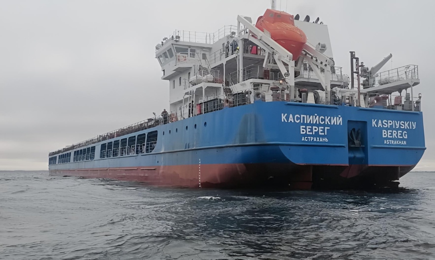 Строящееся на астраханской верфи судно прошло ходовые испытания