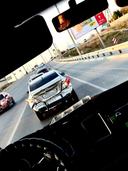 В Астрахани сфотографировали машину дьявола