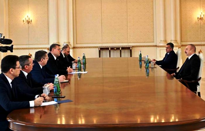Астраханский губернатор обсудил с Президентом Азербайджана перспективы дальнейшего развития связей