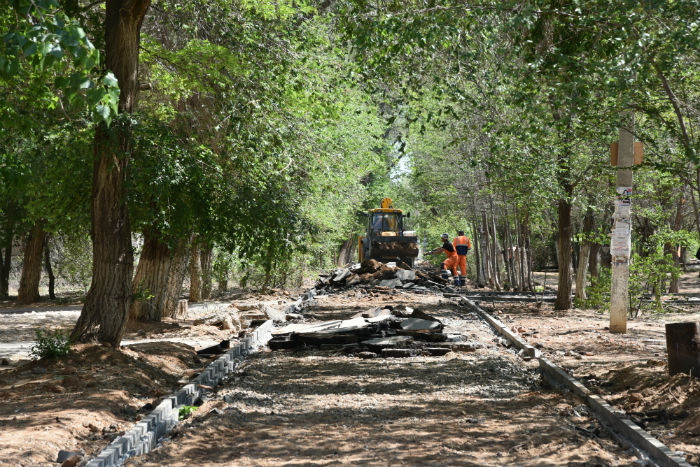 В АЦКК проводятся масштабные дорожные работы