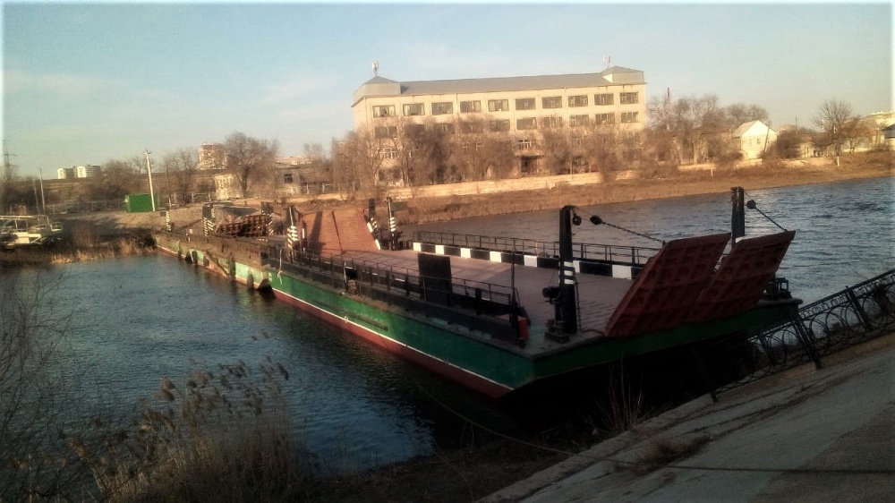 Понтонная переправа через Царев установлена но пока не открыта