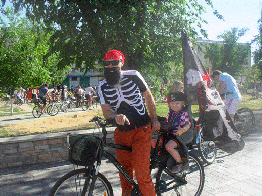 Астраханский велопарад. Фотоотчет