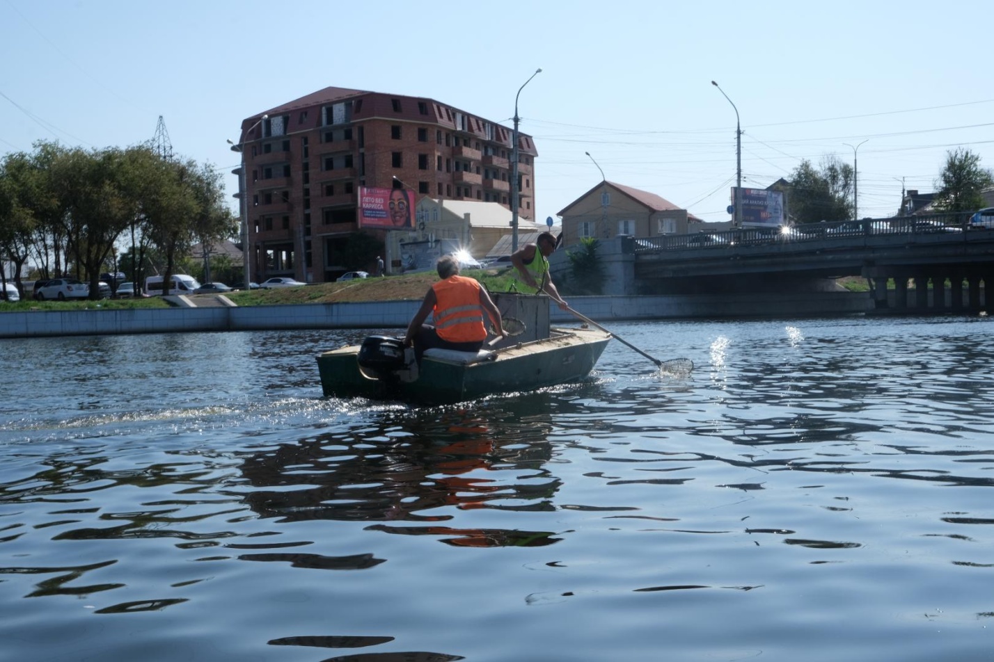 Городские каналы Астрахани преподнесли очередной сюрприз