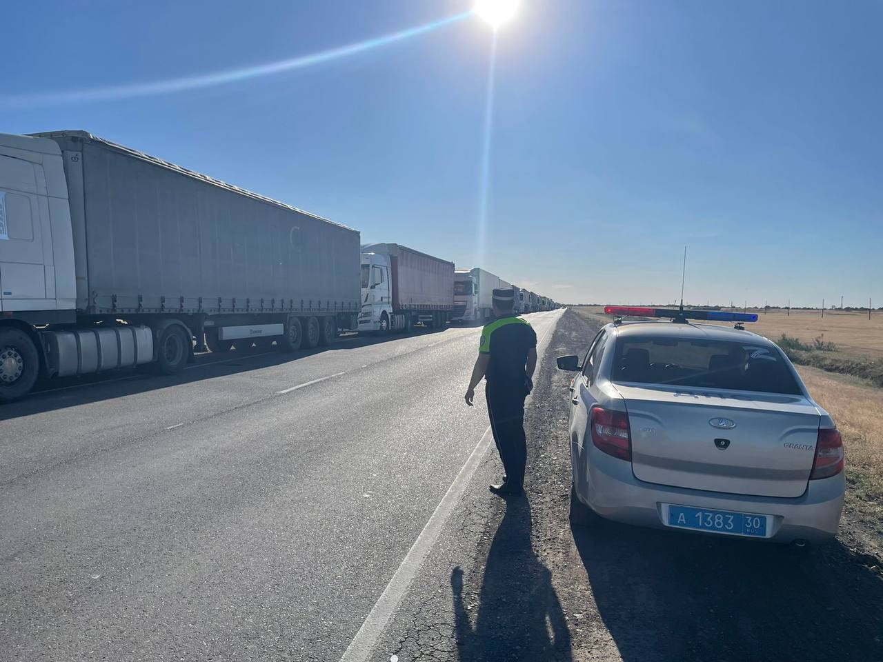 Границу в Астраханской области избавили от фур