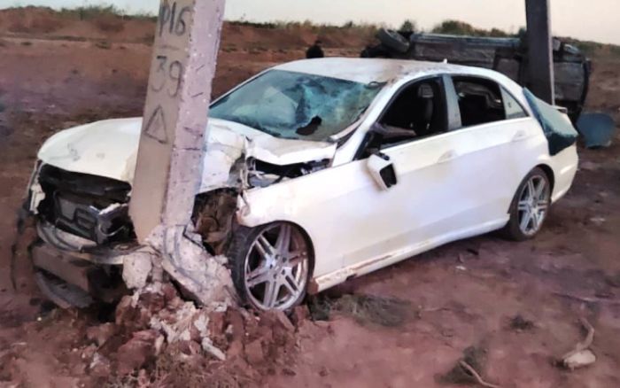 Под Астраханью при столкновении двух иномарок пострадали 5 человек