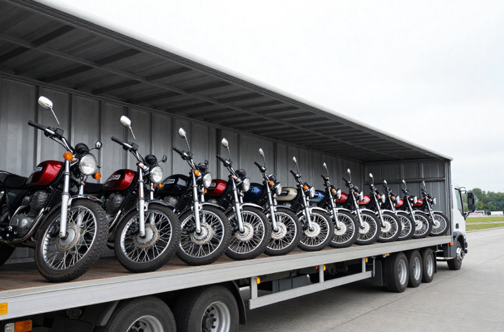 Астраханские таможенники перехватили партию китайских мотоциклов 