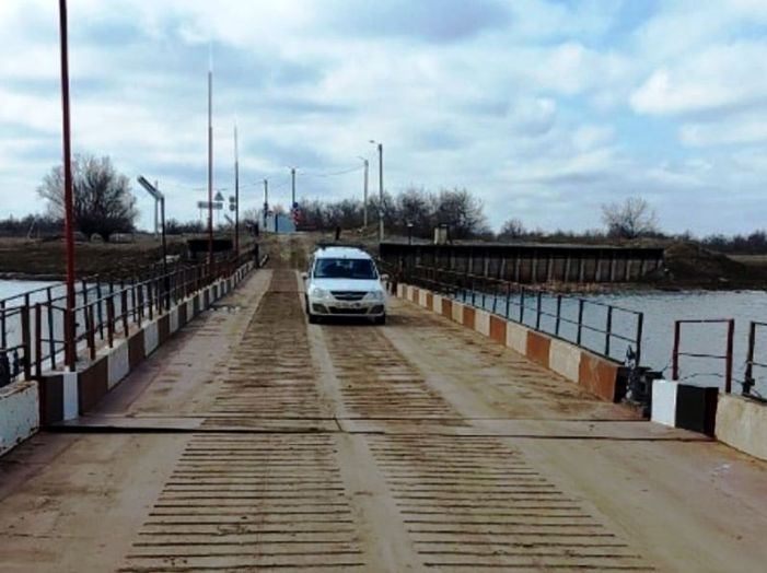 В Астраханской области появилась новая понтонная переправа  в дельте Волги