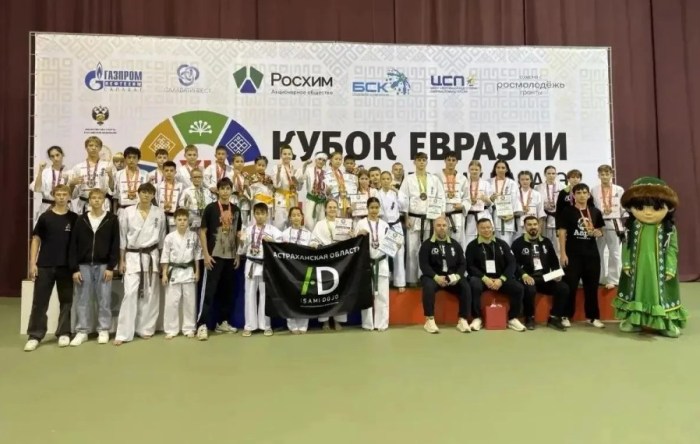 Астраханские каратисты завоевали более полусотни наград на Кубке Евразии