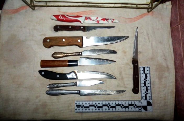 В Астрахани мужчина ударил ножом спрятавшуюся от него  сожительницу