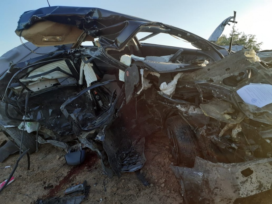В жуткой аварии под Астраханью погибли сразу двое водителей