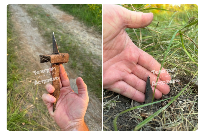 Путь к астраханскому пляжу оказался опасным