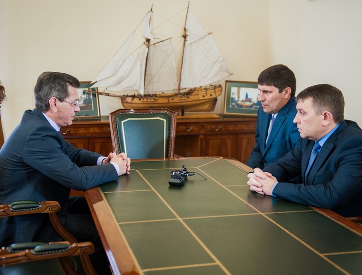 Александр Жилкин обсудил перспективы развития Астраханского биосферного заповедника с его новым руководителем Николаем Цимлянским