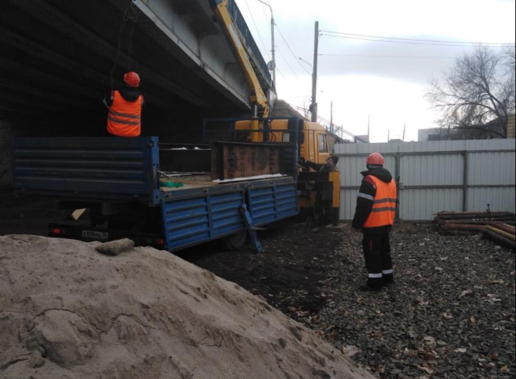 Сегодня специалисты приступят к укреплению Аэропортовского моста