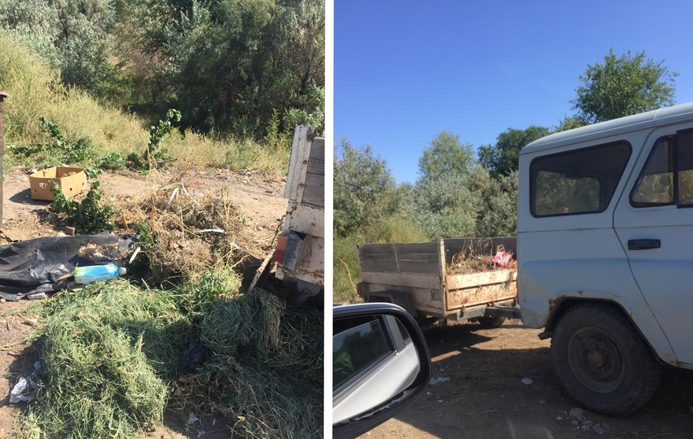 Астраханца поймали во время сброса отходов возле реки Ашулук