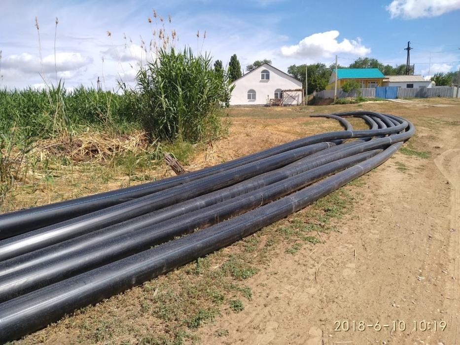 Немного о ходе строительства водопровода в селе Капустин Яр