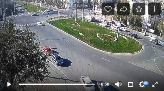 Момент наезда на пешехода в Жилгородке попал на видео