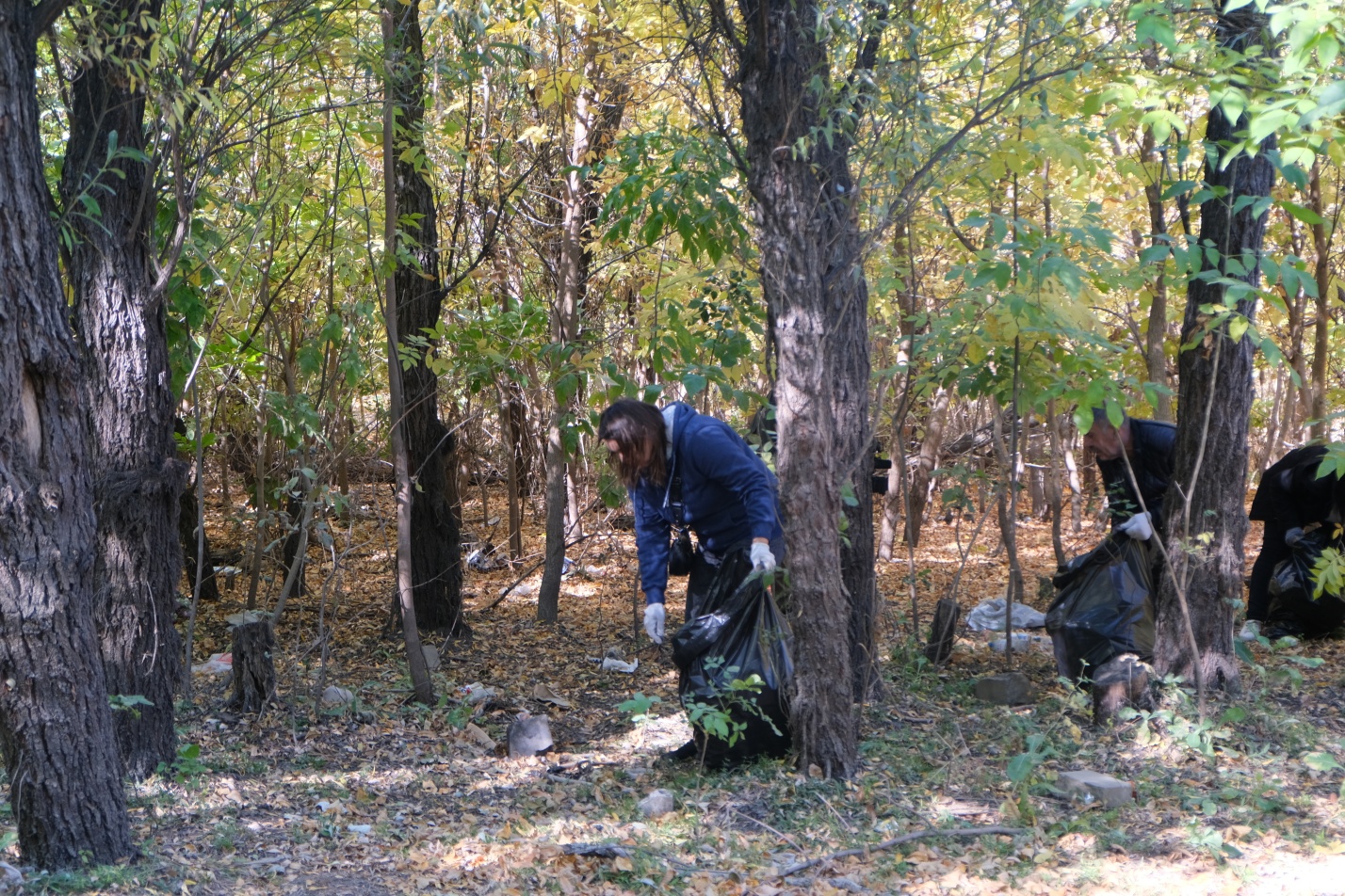 Сколько мусора собрали после отдыхающих на Городском острове в Астрахани