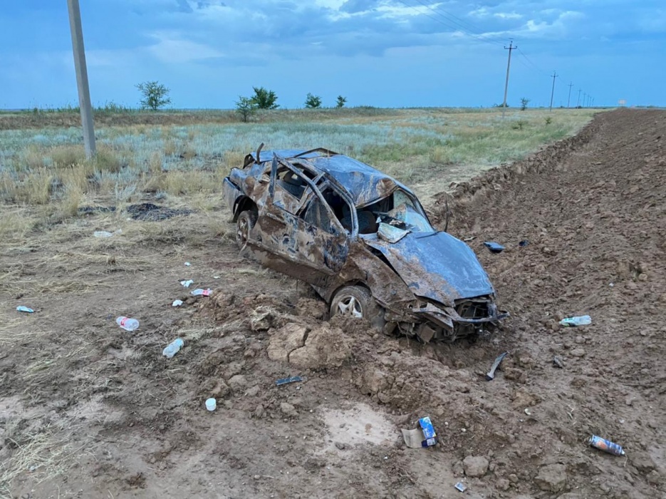 Пьяный водитель: новые подробности аварии с перевертышем в Астраханской области