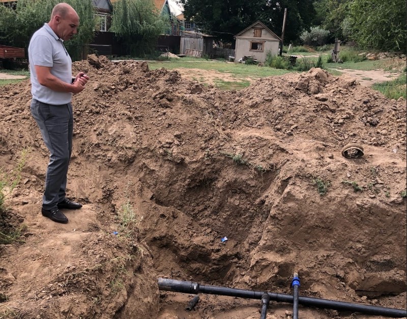 В астраханском селе реконструировали насосную станцию