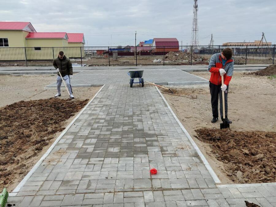 В астраханском селе впервые в его истории появился парк