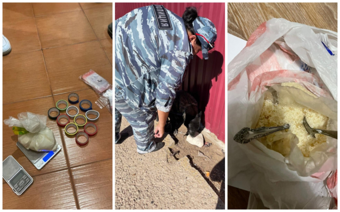 Астраханские полицейские задержали наркодилеров 