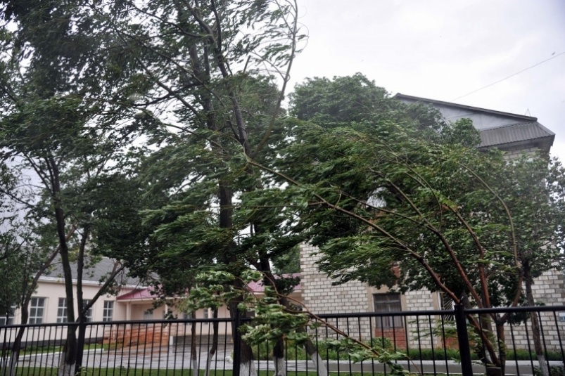 На Астрахань надвигается ураганный ветер