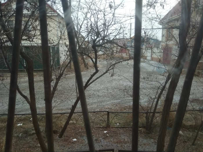 Невероятно, но факт: в Астрахани пошел снег