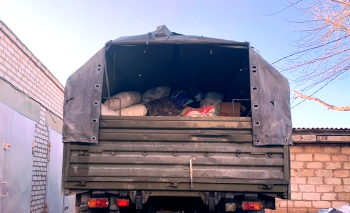 Из Ахтубинского района во второй раз отправили гуманитарный груз землякам-воинам