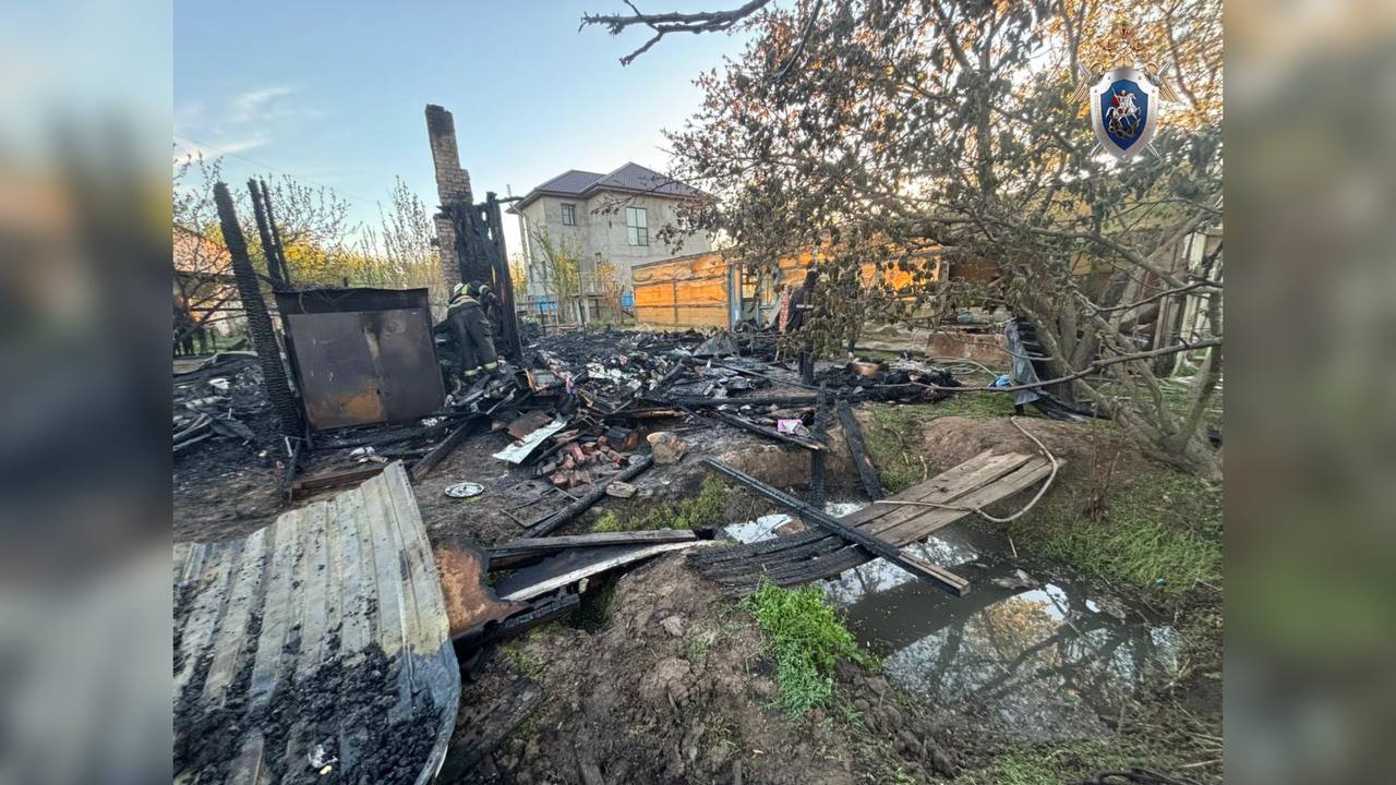 Установлена причина пожара в астраханском доме, где погибли пятеро детей