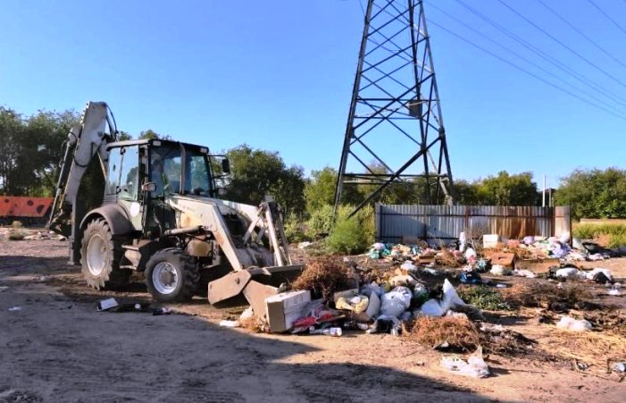За лето в Астрахани ликвидировали почти 1700 нелегальных свалок
