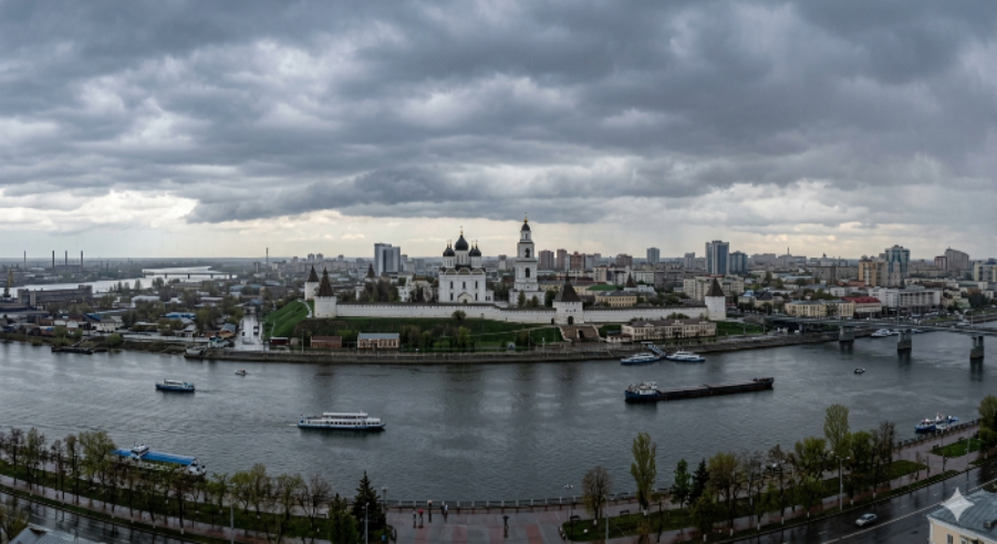 Завтра в Астрахани будет облачно. Местами небольшой дождь