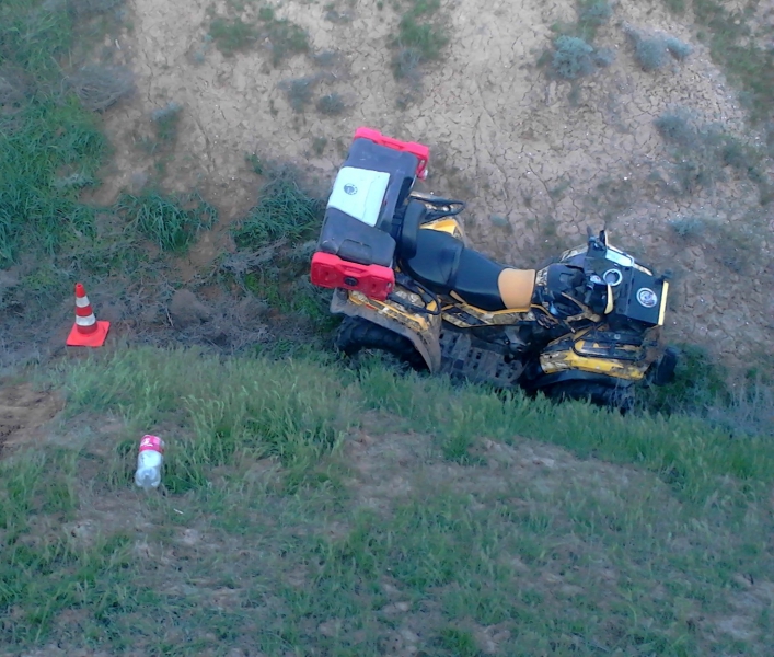 В Астраханской области опрокинулся квадроцикл: водитель погиб 