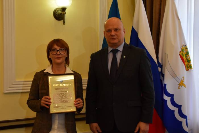 Журналист ПУНКТ-А отмечена благодарностью главы города за волонтерскую деятельность