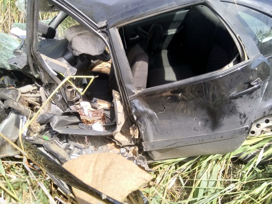 Появилось видео с момента чудовищного ДТП на астраханской трассе