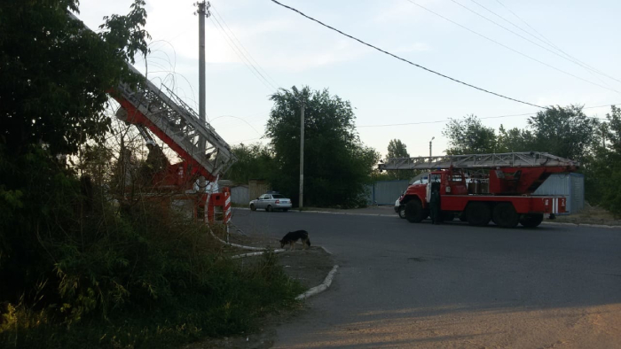 Трансформаторная подстанция загорелась сегодня в Астрахани