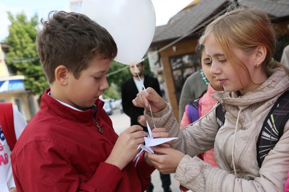 Сегодня в Астрахани прошёл праздник «Белые журавли»
