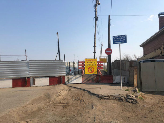 Подрядчик, занимающийся ремонтом Милицейского моста, не ушел на карантин