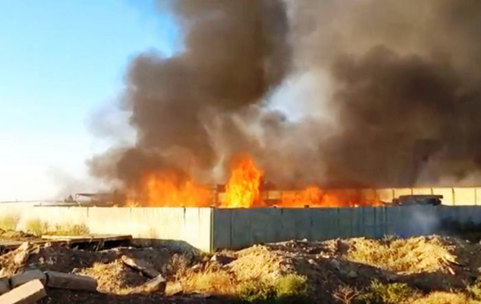 Фирма, на чьей площадке недавно был крупный пожар под Астраханью, «отметилась» нанесением экологического ущерба почти на 8 млн рублей 