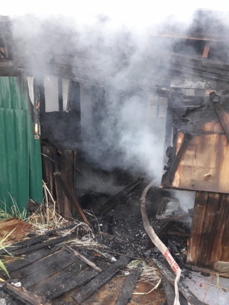 Крупный пожар в Баскунчаке Астраханской области едва не унес жизни пятерых человек