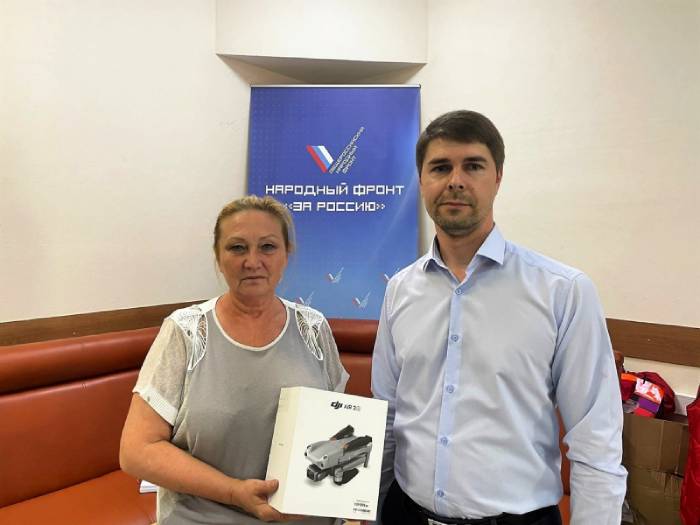 Астраханские дорожники купили квадрокоптер для бойцов ЛДНР