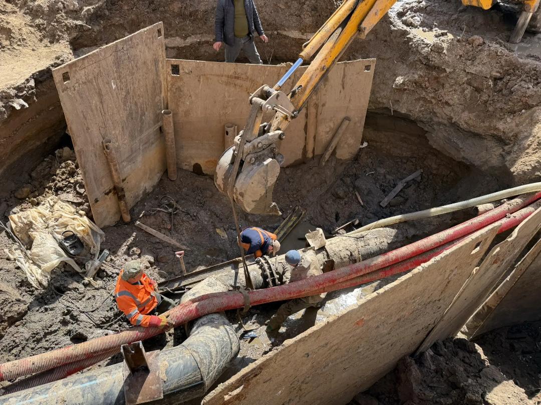 Возобновление подачи холодной воды задерживается